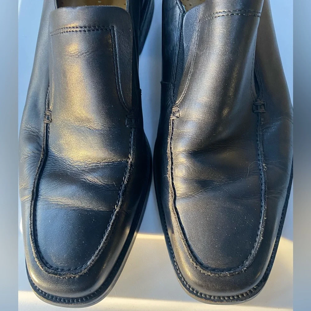 Cole Haan Black Leather Loafers Size 9.5 - Picture 3 of 8
